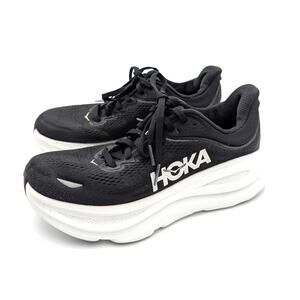 Hoka One One Bondi 9 Everyday Running Sneaker Womens Black Size US8.5D EU42 2/3